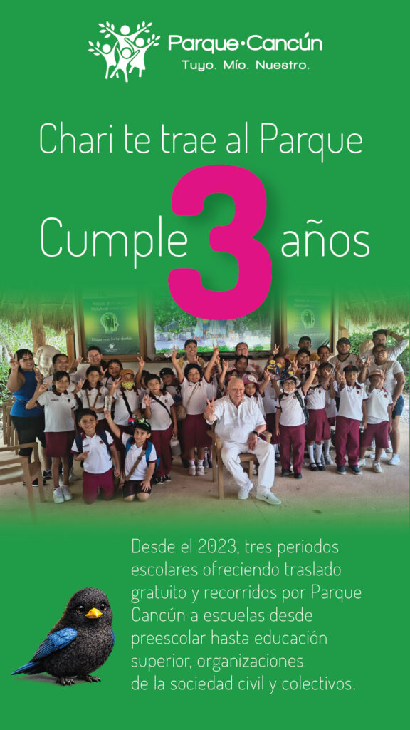Chary te trae al Parque ¡Cumple 3 años!